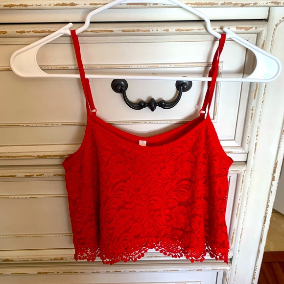Red crop top! - Picture 1 of 1